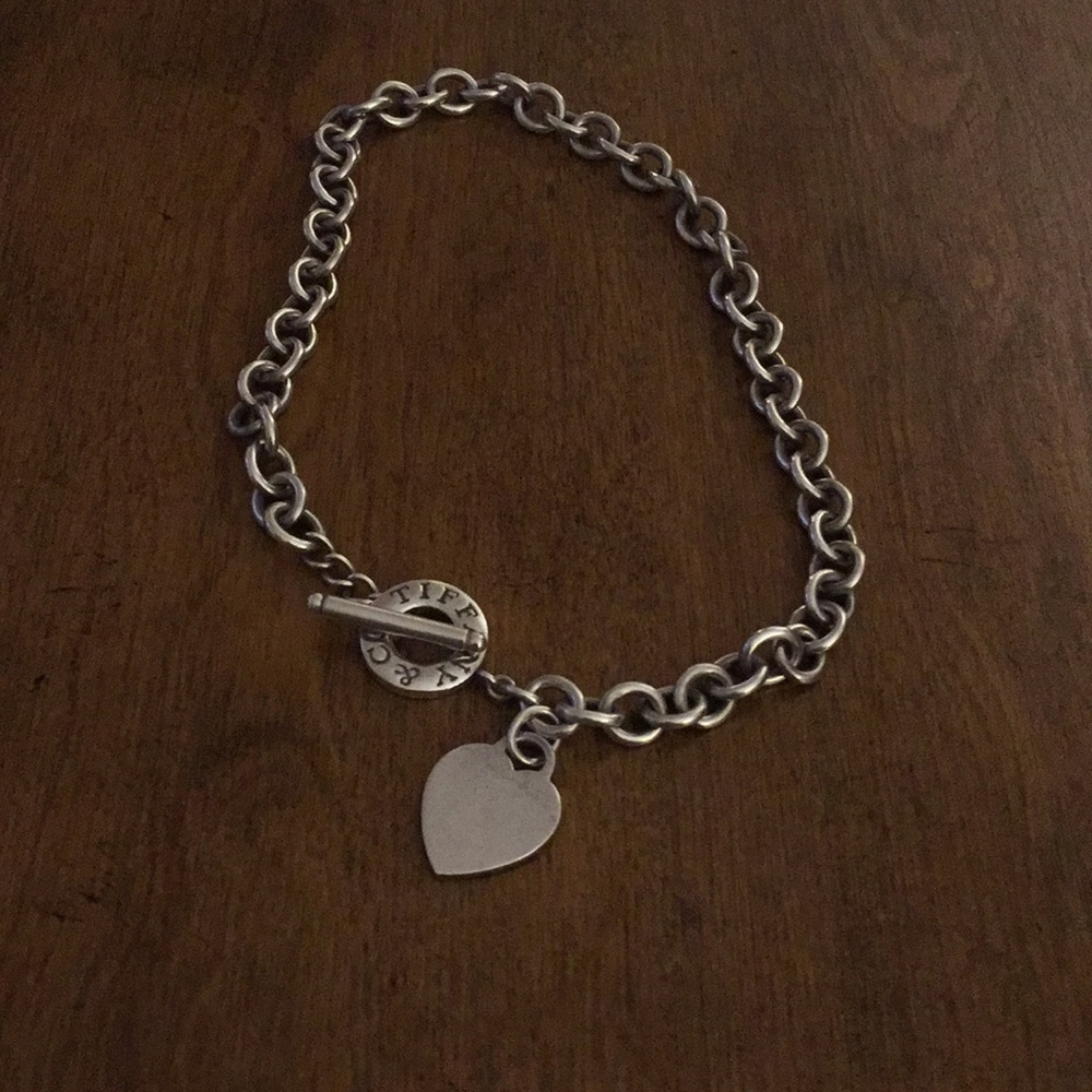 Tiffany & Co heart toggle necklace